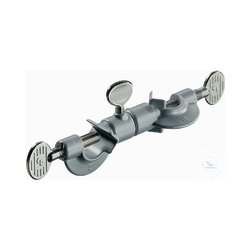 Double socket, rotatable for rods up to 16 mm, zinc...