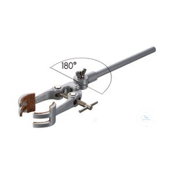 Universal clamp 0-80 mm, 180° rotatable, aluminium