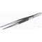 Tweezers stainless, straight, pointed, 145 mm