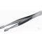 Cover glass tweezers stainless, straight, 105 mm
