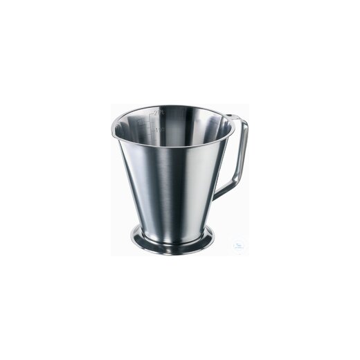 Measuring jug, 110 X 115 mm (Ø X H) 0,5 L, stainless steel, conical
