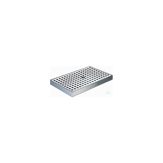 Drainer 560 X 200 X 27 mm, stainless steel