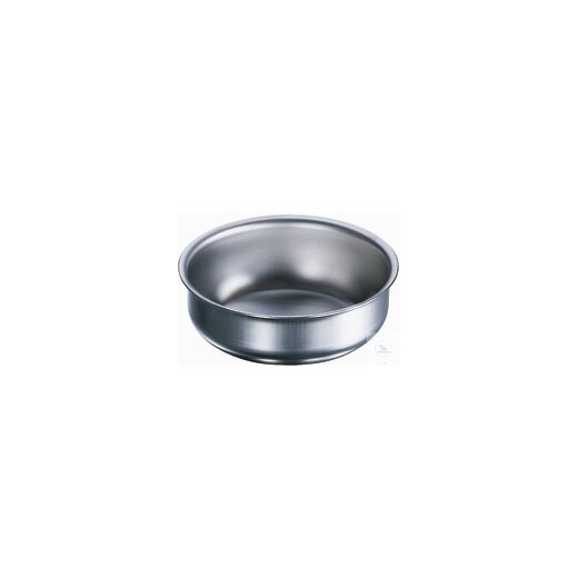 Abdampfschale 60 mm Ø, flach, rostfreier Edelstahl