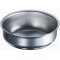 Steaming tray 150 mm Ø, flat, stainless steel