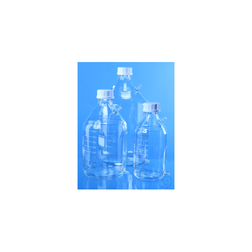 Inoculation bottles, media bottle, 100ml with hose connection (olives)