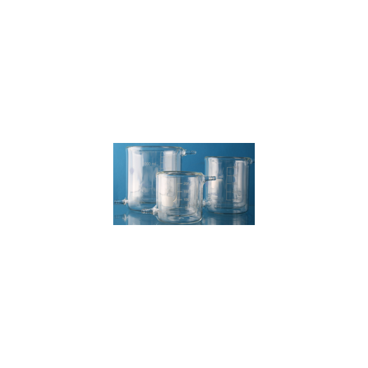 Becherglas temperiert, versch. Volumen 100,150,250,500,800,1000,2/3/5000 ml