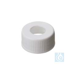 neochrom® screw caps, PP white, 12.5 mm hole, thread...