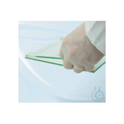 GLASPLATTEN 20X20 CM + DISTANZSTÜCKE 1,5 MM PK/2...