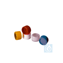 neoLab® Screw Caps for Reaction Vials, blue, 1.000...