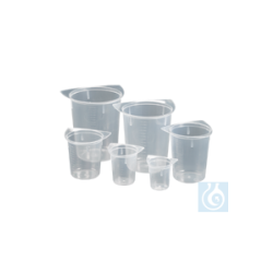 neoLab® Tripour-Becher aus PP, 100 ml, Pack a 100 St.