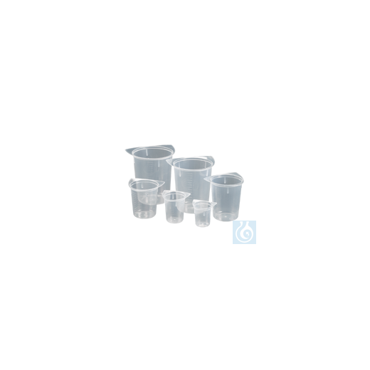 neoLab® Tripour-Becher aus PP, 250 ml, Pack a 100 St.