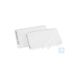 96well PCR plate, half border, low profile, white, for...