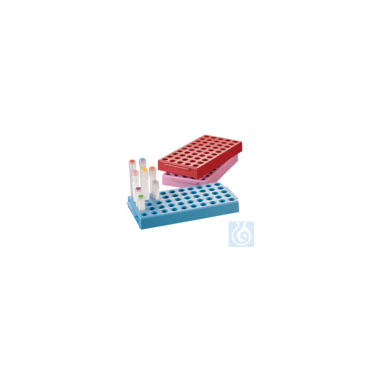 neoLab® Kryoröhrchen-Workstation 5 x 10 Plätze, pink, 4 Stck./Pack