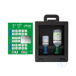 Plum iBox 2 with 1 x 200 ml pH neutral and 1 x 500 ml eye...