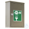 B-SAFETY eye wash station BR326095 in dust-tight stainless steel cabinet V4A