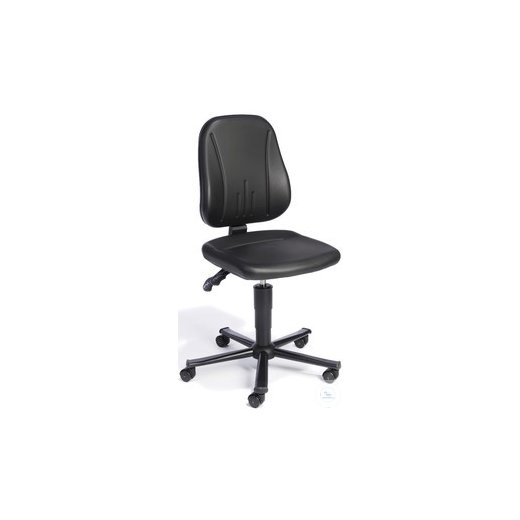 Laboratory chair in imitation leather, ESD