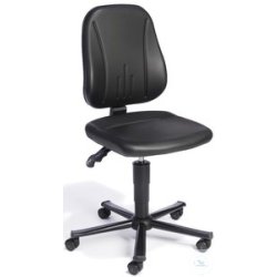 Laboratory chair in imitation leather, ESD