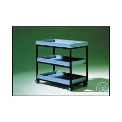 Laboratory trolley VWL 30 with two shelves