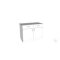 Laboratory bench L1200/T750 stainless steel