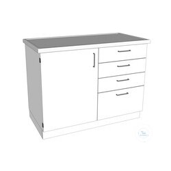 Laboratory standing table L1200/T900 Composite ceramics