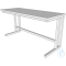 Laboratory standing table C-foot L1500/T600 Stoneware