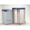 38K Large capacity freezer container mounted on castors with round inner and outer container of