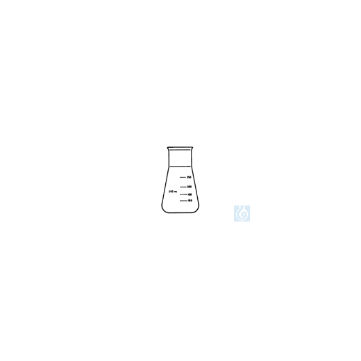 ecoLab Erlenmeyer flask, borosilicate glass, wide neck, 50 ml Simax,