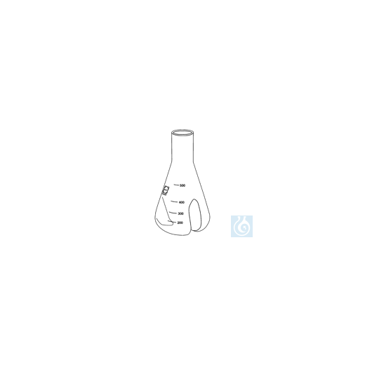 ecoLab Kulturkolben mit Schikane, 500 ml, 2 St./Pack