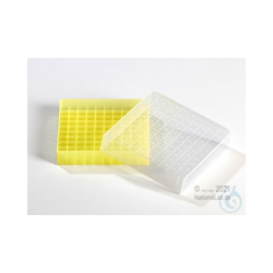 EPPi® Kryobox 1.0 / 10x10 Fächer, gelb,...