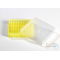EPPi® cryobox 1.0 / 10x10 compartments, yellow, height 40 mm fixed, with coding, PP.