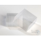 EPPi® Kryobox 5.0 / 10x10 compartments, transparent, height 94 mm fixed, with coding, PP.