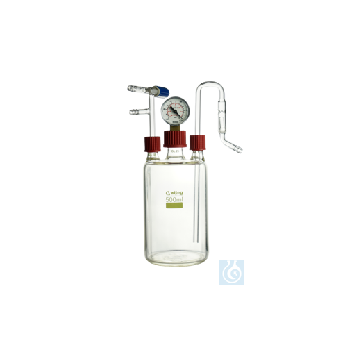 neoLab® Vacuum safety flask with Levasint cover, complete