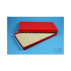 ALPHA Box 25 long2 / 16x32 compartments, red, height 25...