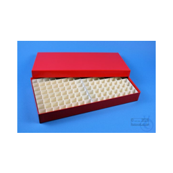 ALPHA Box 32 long2 / 13x26 compartments, red, height 32...