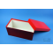 ALPHA Box 130 long2 / 1x1 without compartments, red, height 130 mm, cardboard box