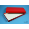 BRAVO Box 25 long2 / 1x1 without compartments, red, height 25 mm, cardboard box