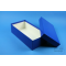 BRAVO Box 75 long2 / 1x1 without compartments, blue, height 75 mm, cardboard box.