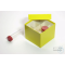 CellBox Mini / 3x3 compartments, yellow, height 128 mm, special cardboard box.