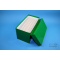 CellBox Mini long / 5x10 compartments, green, height 128 mm, cardboard special.