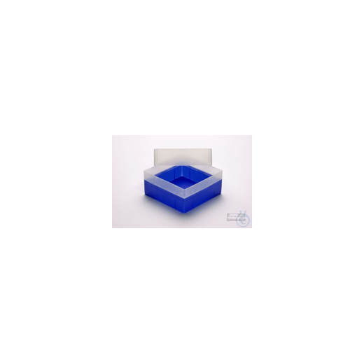 EPPi® Box 102 / 1x1 ohne Facheinteilung, neon-blau, Höhe 102 mm fix, ohne