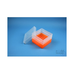 EPPi® Box 105 / 7x7 compartments, neon-orange, height...