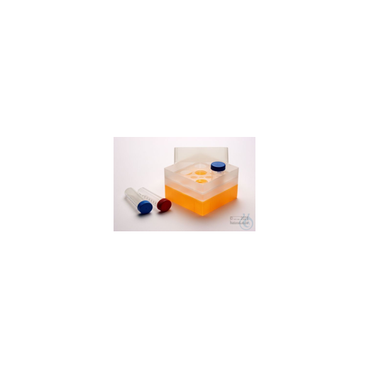 EPPi® Box 128 / 10 holes, neon-orange, height 128 mm fixed, without coding, PP.
