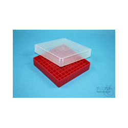 EPPi® Box 37 / 10x10 compartments, red, fixed height...