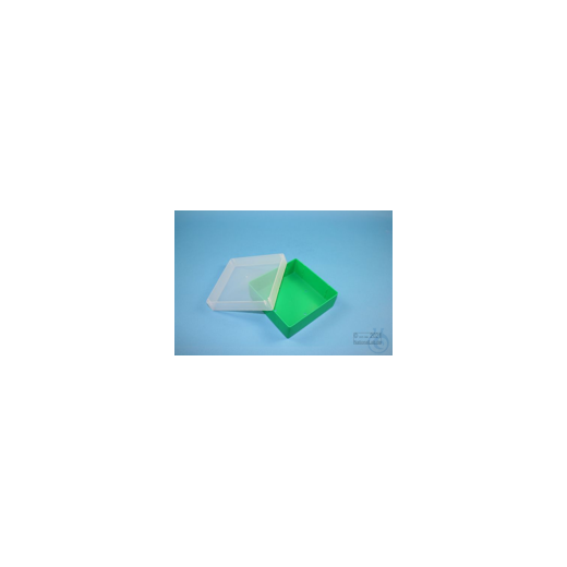 EPPi® Box 50 / 1x1 without compartments, green, height 52 mm fixed, without coding,