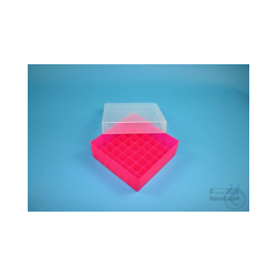 EPPi® Box 50 / 7x7 Fächer, neon-rot/pink,...