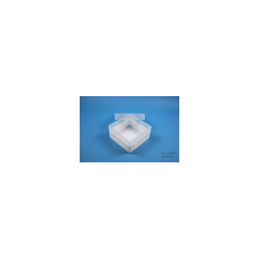 EPPi® Box 70 / 1x1 ohne Facheinteilung, weiss, Höhe 70-80 mm variabel, ohne