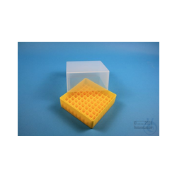 EPPi® Box 95 / 9x9 Fächer, gelb, Höhe 95 mm...