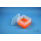 EPPi® Box 96 / 7x7 compartments, neon-orange, height 96-106 mm variable, without coding,