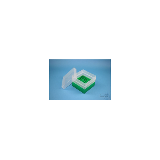 EPPi® Box 96 / 9x9 compartments, green, height 96-106 mm variable, without coding, PP.