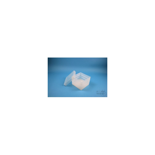 EPPi® Box 96 / 9x9 compartments, transparent, height 96-106 mm variable, without coding,